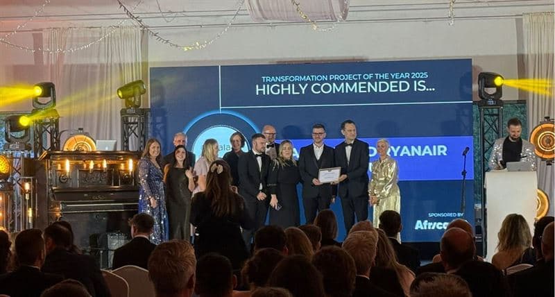Zalaris und Ryanair Group bei den GPA Awards 2025 für das „Transformationsprojekt des Jahres“ besonders gewürdigt